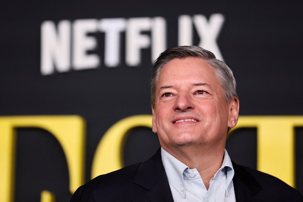 CEO of Netflix Ted Sarandos attends the red carpet premiere of the Netflix movie "Maestro" at the Academy Museum of Motion Pictures in Los Angeles, California, U.S. December 12, 2023.  REUTERS/Mike Blake
