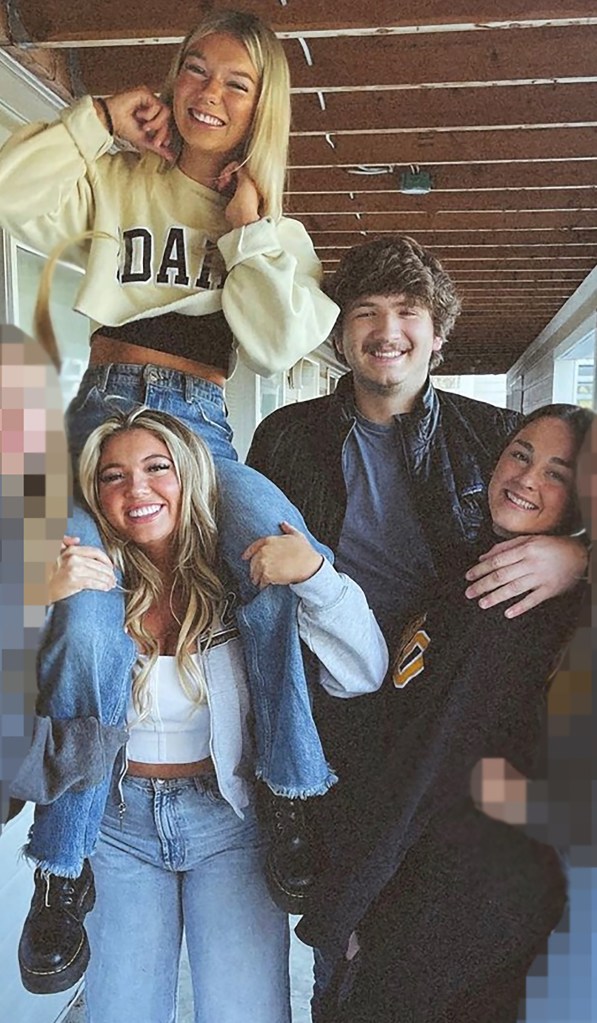 The four University of Idaho students who were found dead in off-campus housing were Madison Mogen, 21, top left, Kaylee Goncalves, 21, bottom left, Ethan Chapin, 20, center, and Xana Kernodle, 20, right. 
