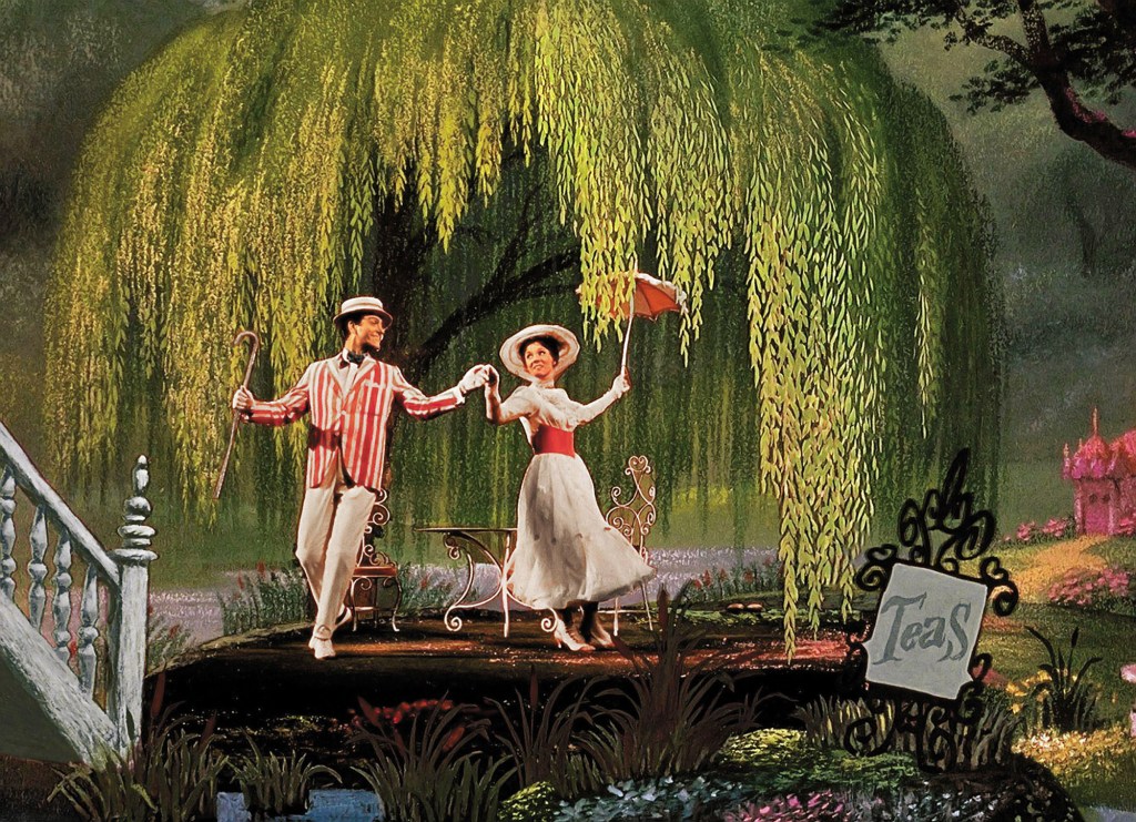 Dick Van Dyke and Julie Andrews in "Mary Poppins."