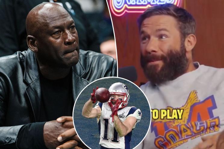 Julian Edelman and Michael Jordan