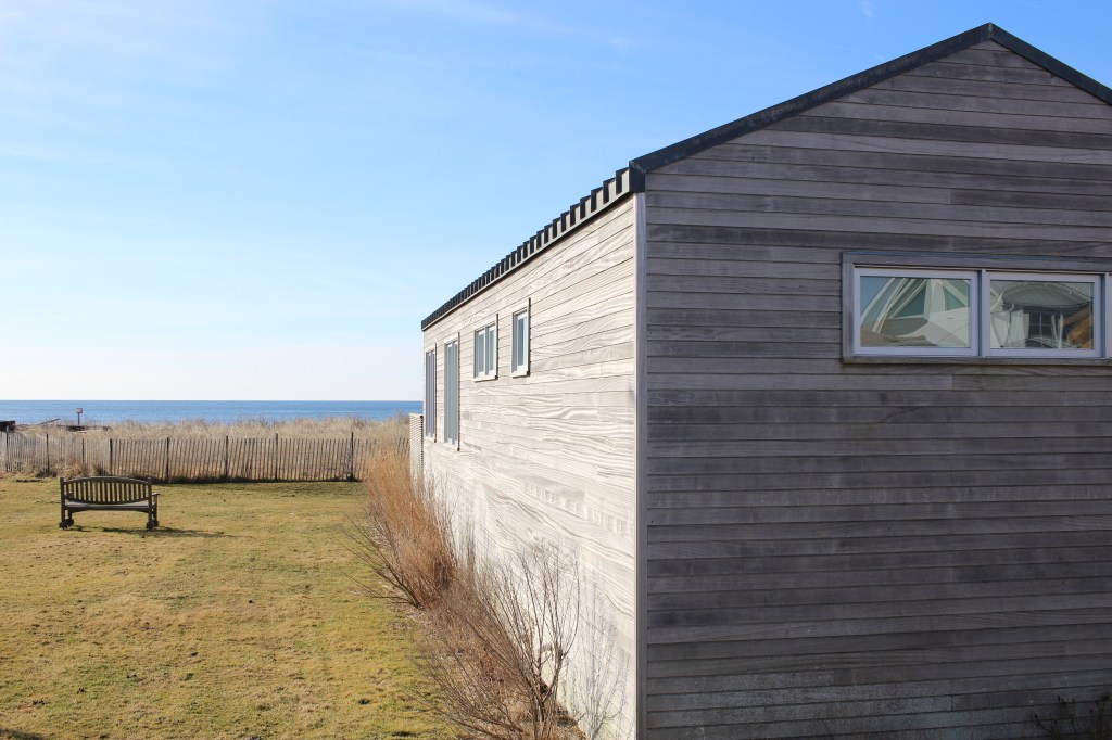 Unit 15 in Montauk Shores, which has a prominent oceanfront perch, sold for a record figure in early 2023.