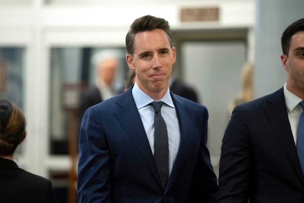 Sen. Josh Hawley sent a letter indicating he planned to block the effort to confirm another GOP FTC nominee, Andrew Ferguson, before the end of the year.