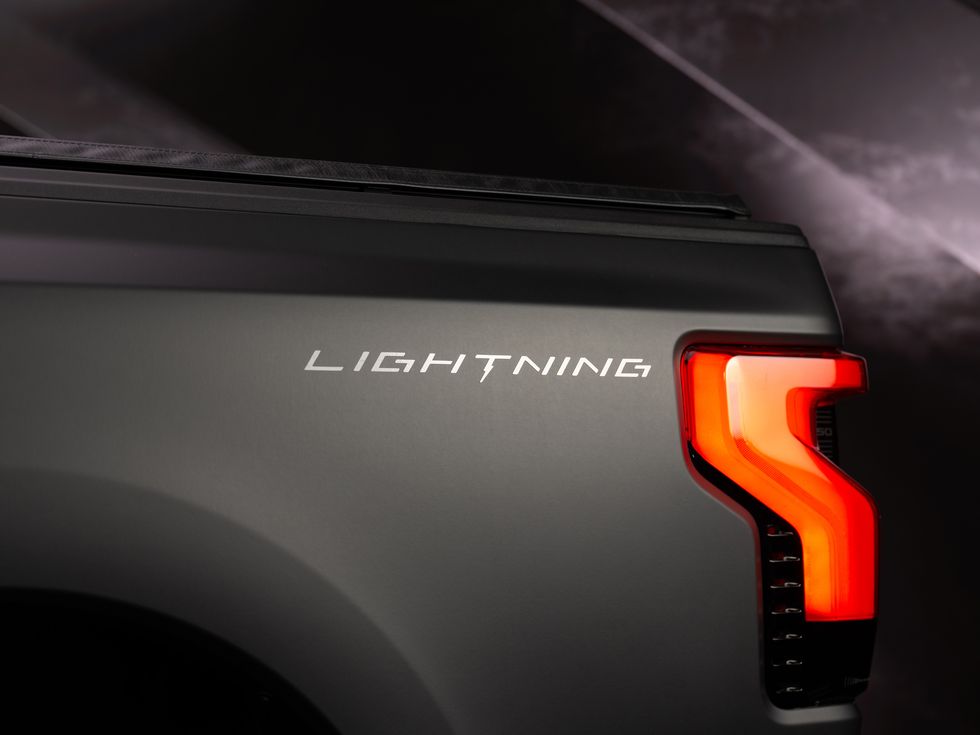 F-150 Lightning sign