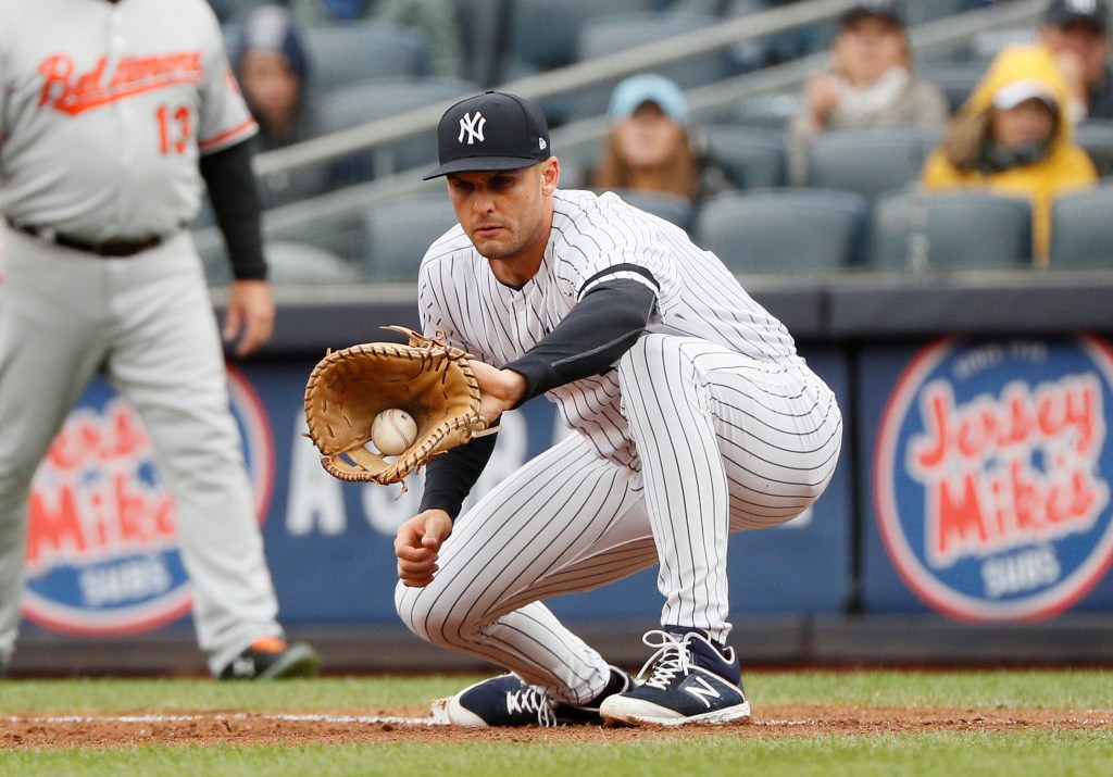 Greg Bird last played in MLB with the Yankees in 2019.