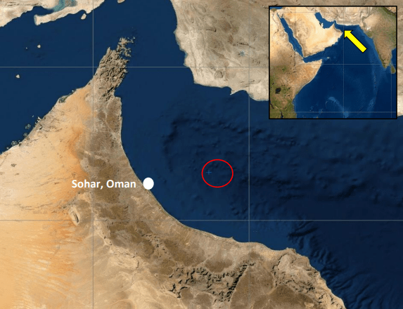 The oil tanker was boarded in the Gulf of Oman by “unauthorized” people in military uniforms early on Thursday morning. 