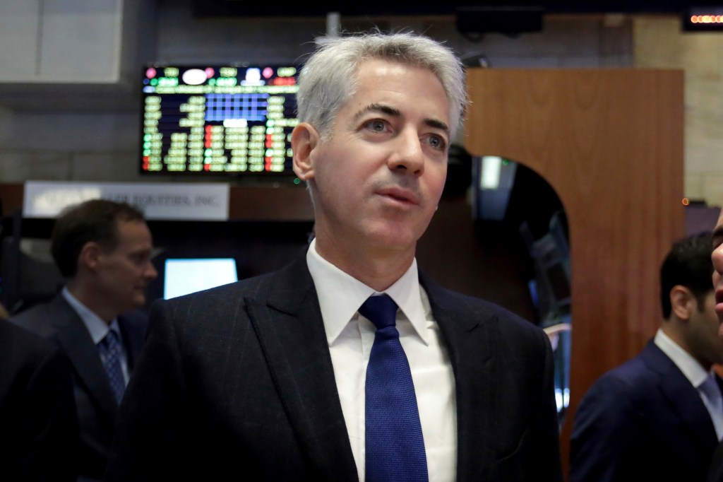 Bill Ackman, CEO and founder of Pershing Square Capital, visits the floor of the New York Stock Exchange, Nov. 10, 2015. 