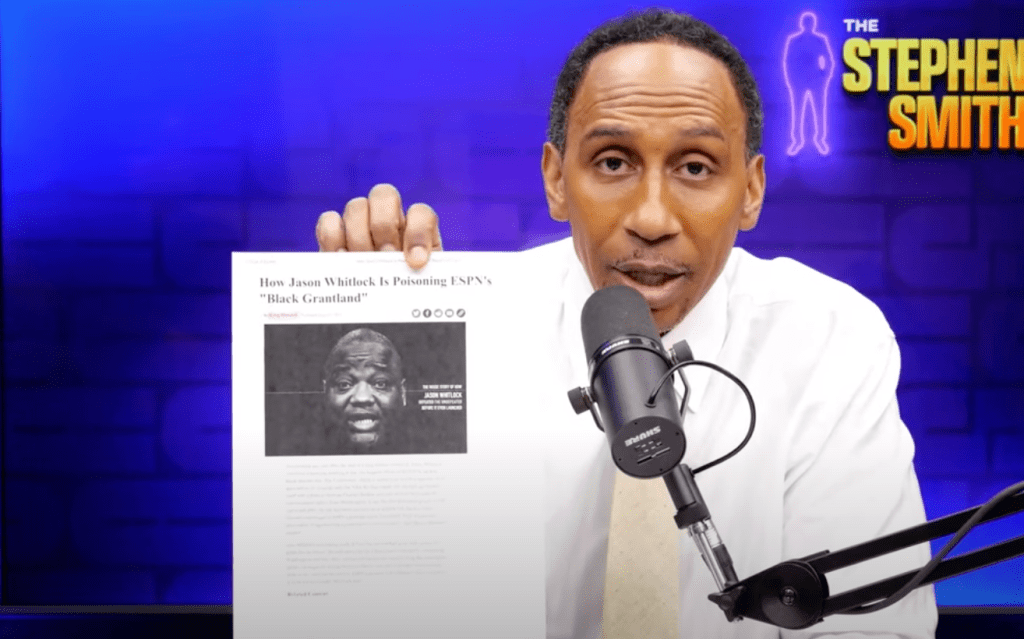 Stephen A. Smith went on an extended rant about Jason Whitlock.