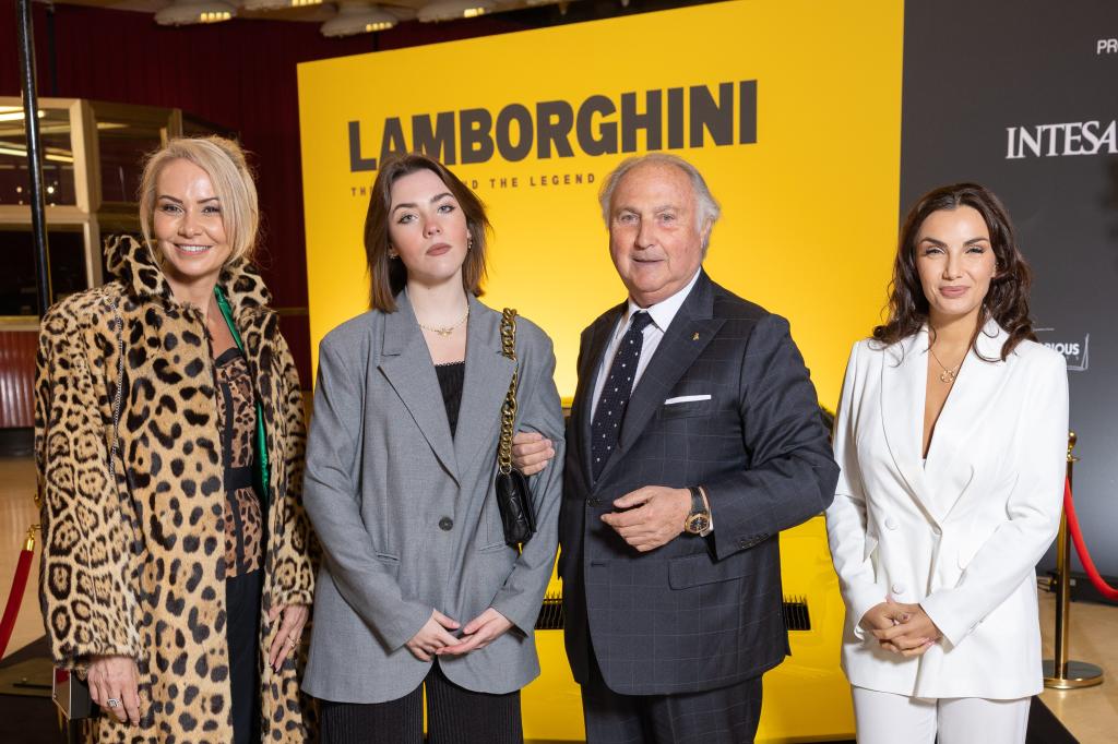 Lamborghini and his daughter on the right. 