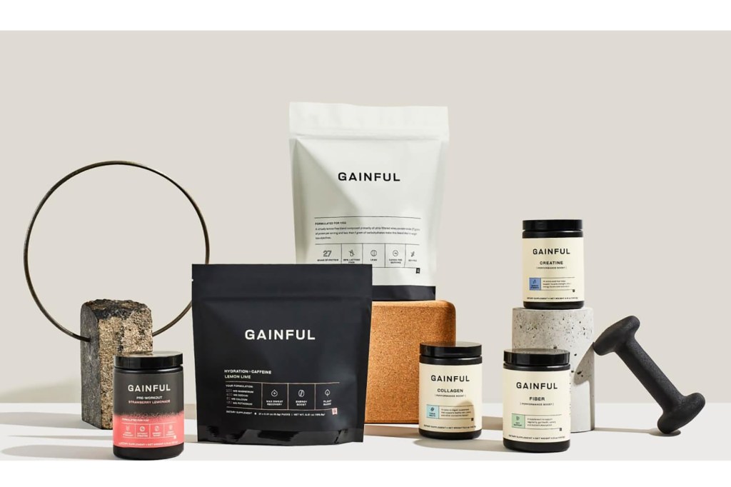 A group of different products from Gainful. 