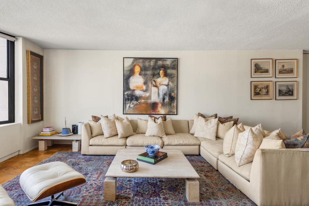 Interior of the apartment's living room. 