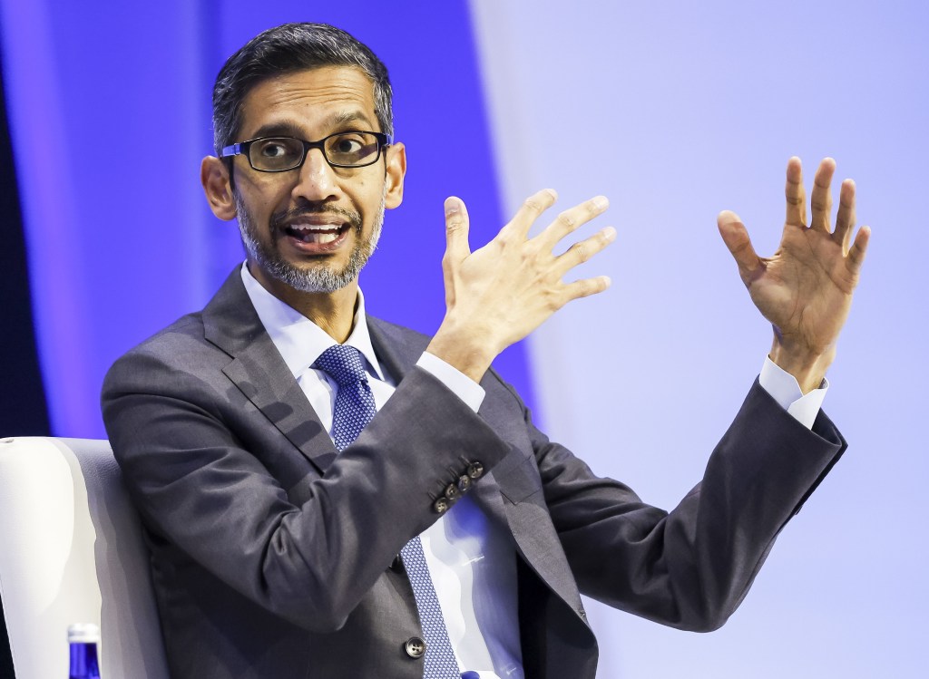 Google CEO Sundar Pichai told staffers that said the company will be “removing layers to simplify execution and drive velocity,” noting that impending job cuts in 2024 “are not at the scale of last year’s reductions.”
