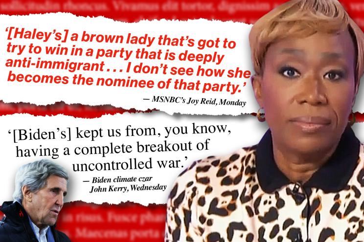 MSNBC host Joy Reid claimed that Nikki Haley can't be the Republican nominee for president in 2024 because she is a "brown lady."