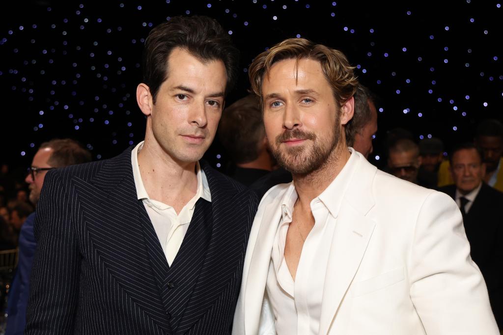 Mark Ronson and Ryan Gosling at the Critics Choice Awards. 