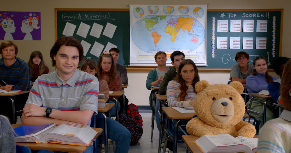 John and Ted are in the same class at John Hancock High, where John is having trouble acclimating.