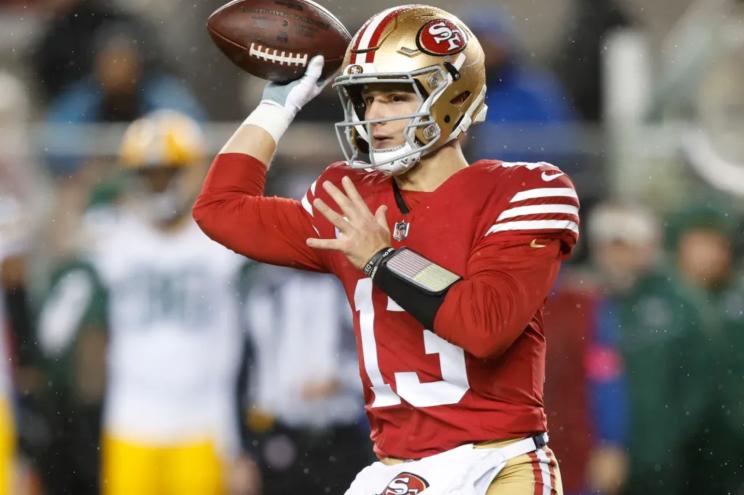 Brock Purdy has a 17-4 record as the 49ers' starting quarterback.