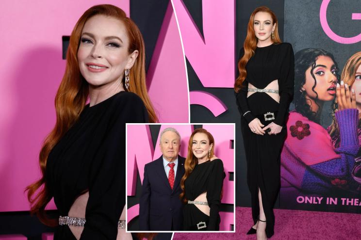 Lindsay Lohan looks so fetch at 'Mean Girls' premiere