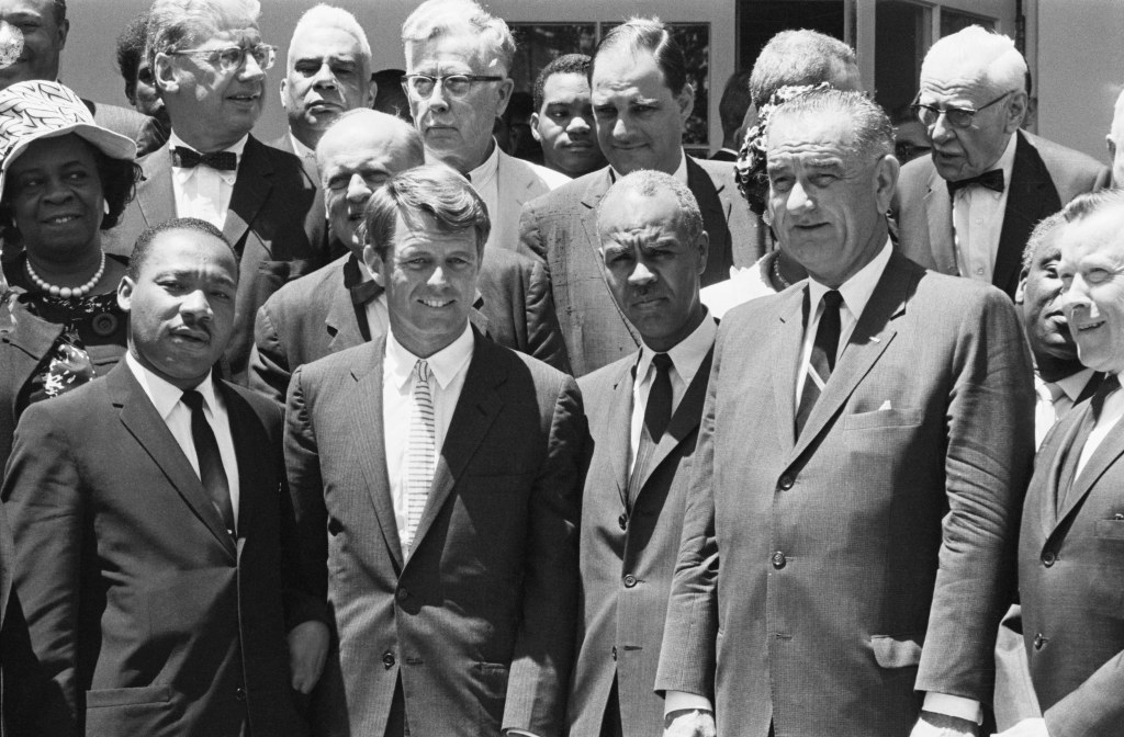 President Kennedy held a special White House conference with a group of white and Negro civil rights leaders. 