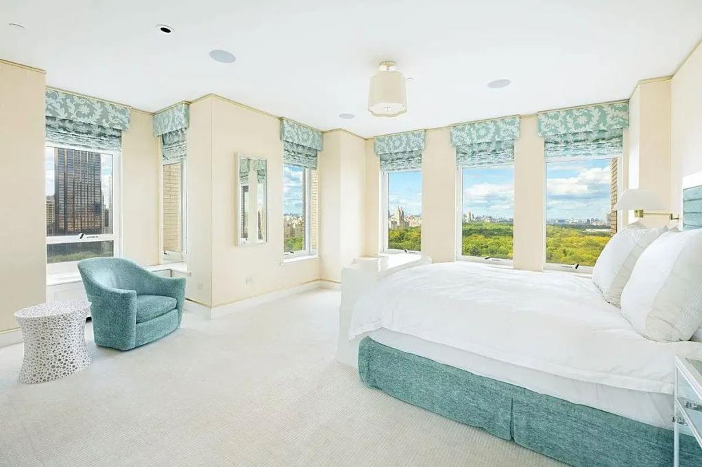 One of the bedrooms inside Wynn's unit.