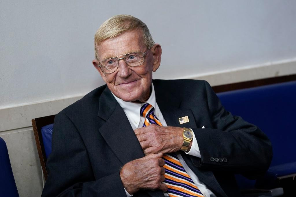 It is speculated that Lou Holtz will be supporting Donald Trump in the upcoming presidential election.