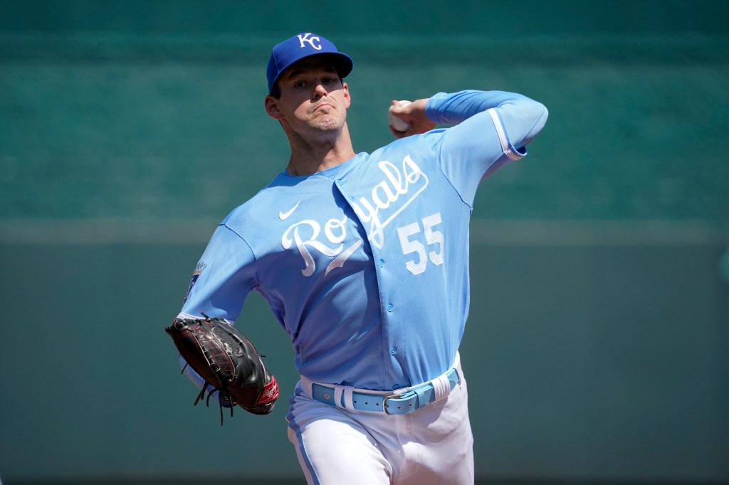 Carl Ragans of the Royals is a budding star pitcher. 