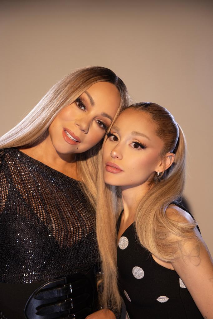 Ariana Grande and Mariah Carey make a divalicious duo on 'Yes, And?" remix.