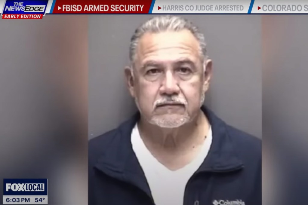 Galveston County authorities formally charged Aguilar last month for allegedly assaulting a family member on New Year's Eve.