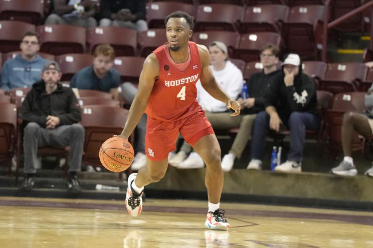 Houston Cougars guard L.J. Cryer