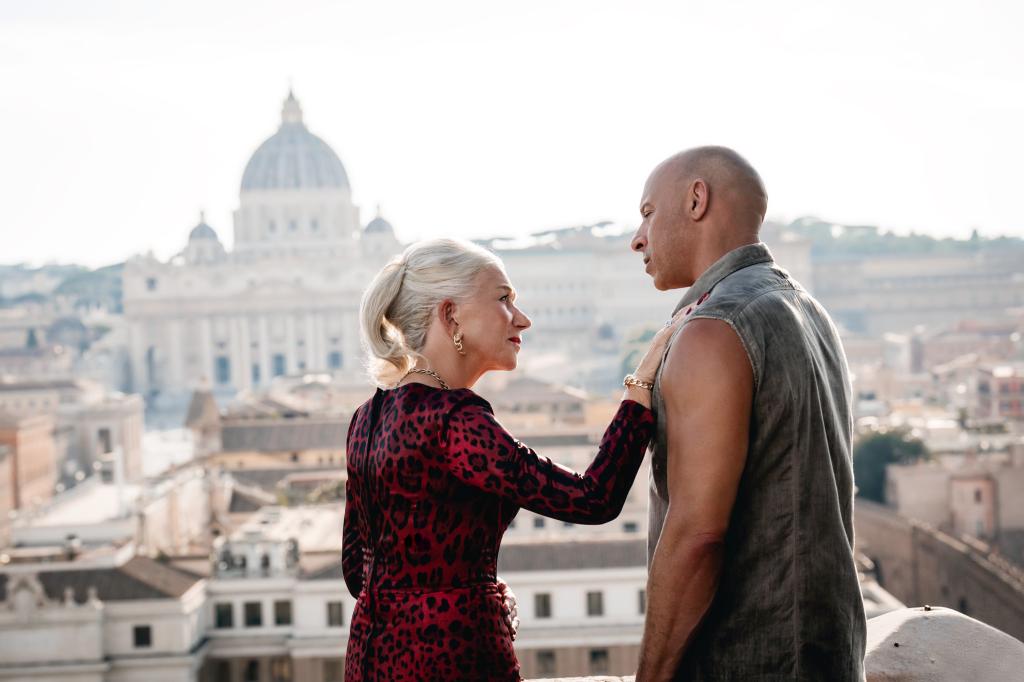 Helen Mirren and Vin Diesel