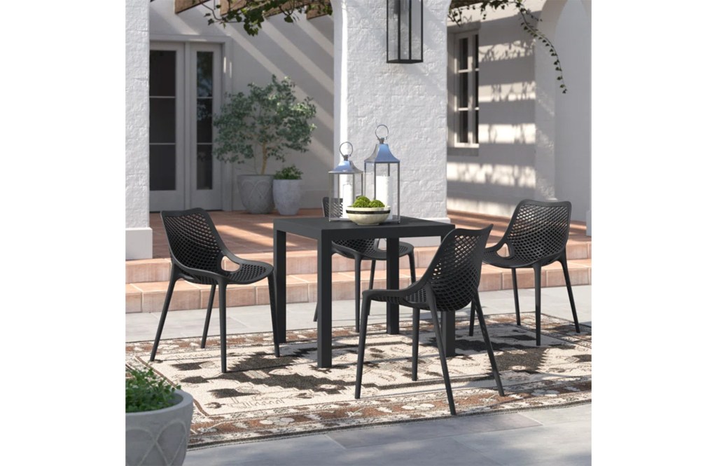 Asherton 4 - Person Square Outdoor Dining Set
