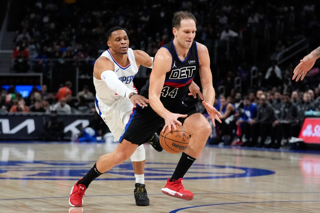 The Knicks are acquiring Bojan Bogdanovic as part of the trade with the Pistons.