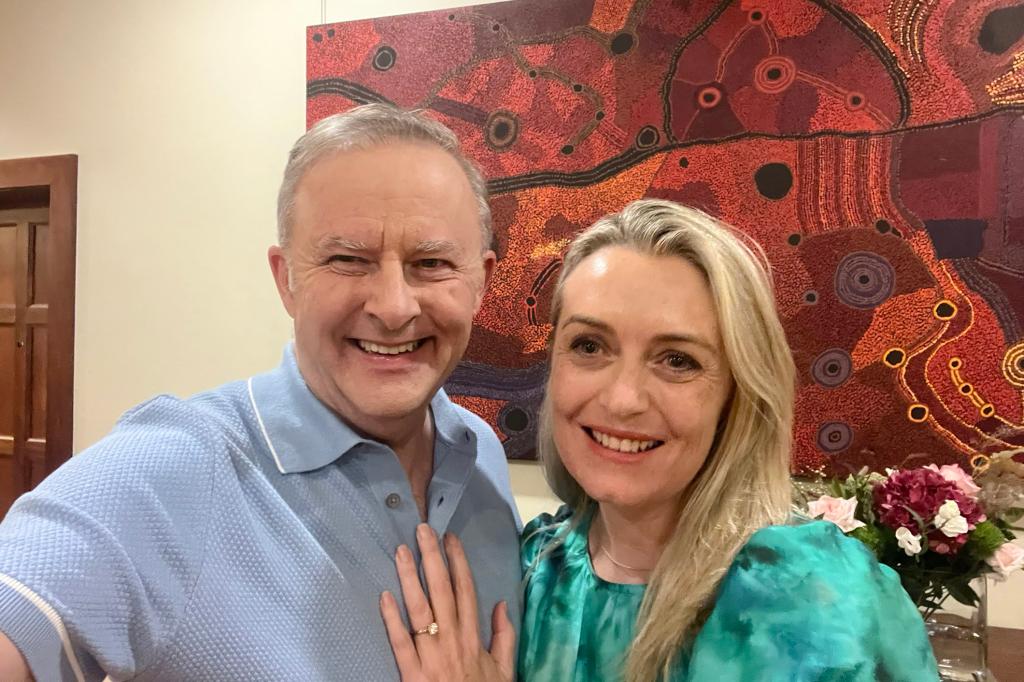 Australia's Prime Minister Anthony Albanese took time off from running the country on Wednesday to celebrate Valentines Day by proposing to his partner, Jodie Haydon.