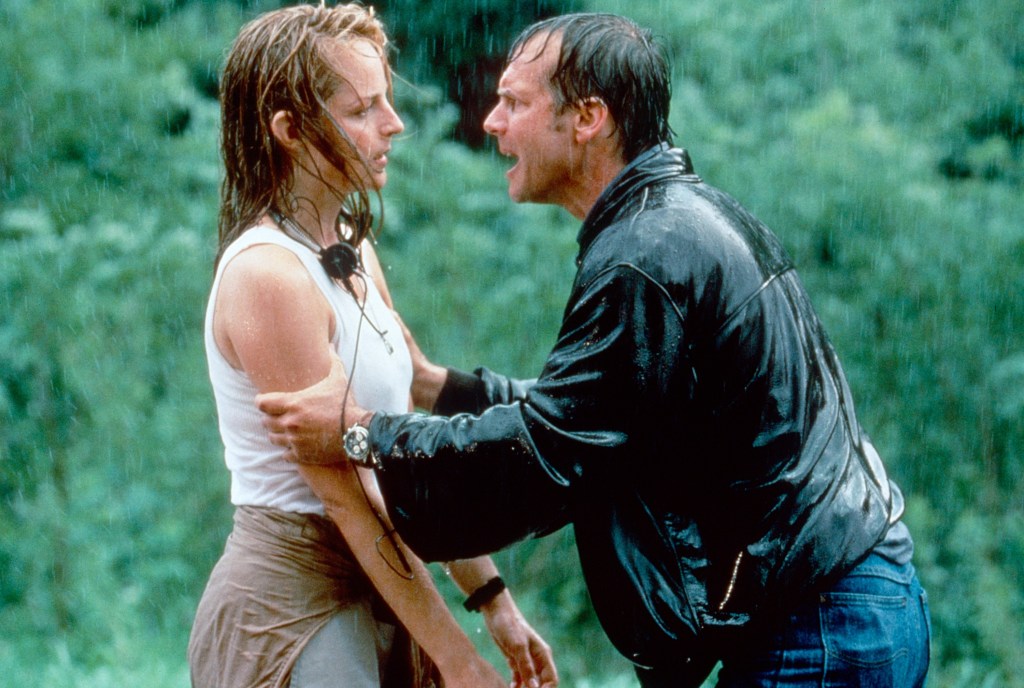 Helen Hunt and Bill Paxton in "Twister."