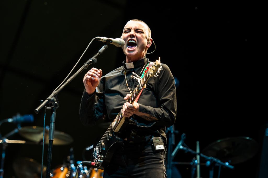 Sinéad O'Connor performing live on stage at Villa Arconati in Bollate, Italy on July 2nd, 2013.