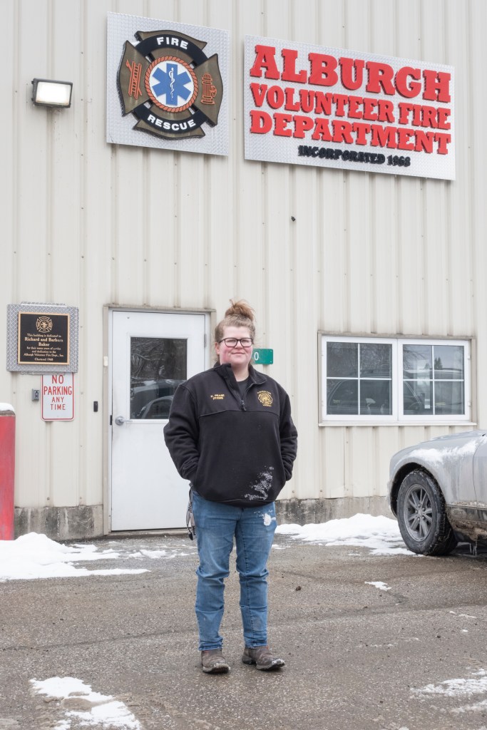 Kaitlynn Pease has seen "getaway vehicles" ready to pick up migrants near the border in Alburgh, Vermont.