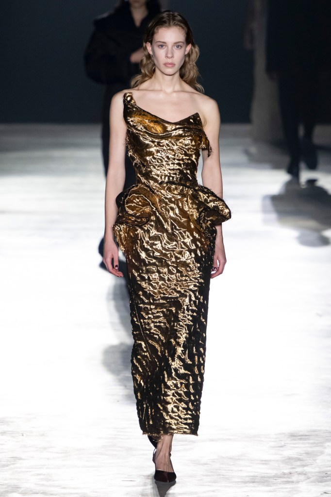 A gold Jason Wu gown