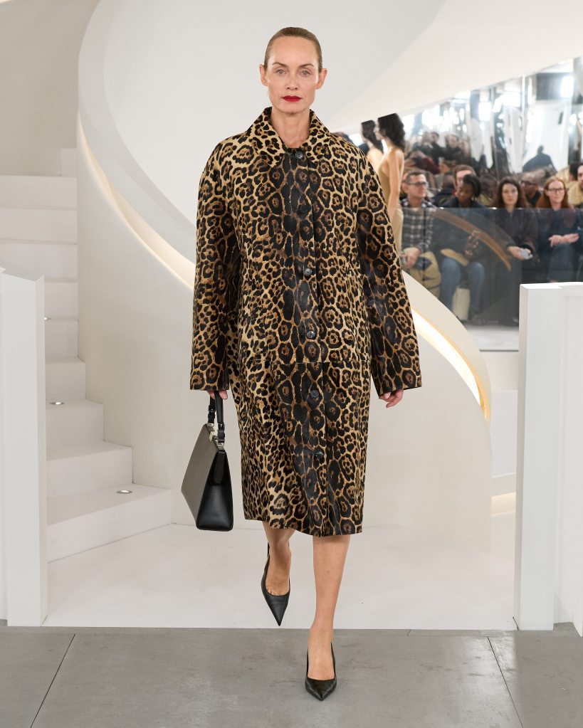 A cheetah coat at Michael Kors