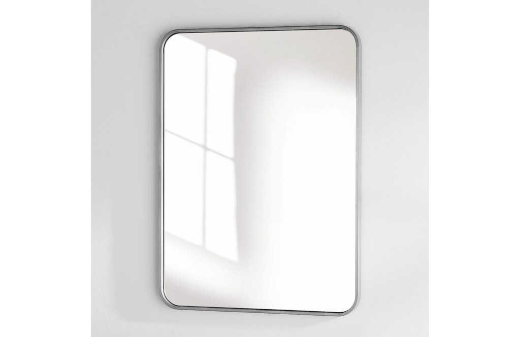 Sabine Metal Rounded Rectangle Wall Mirror
