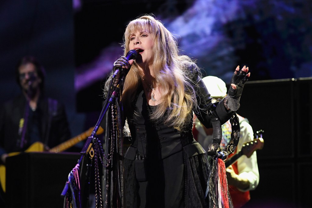 Stevie Nicks performs at her concert