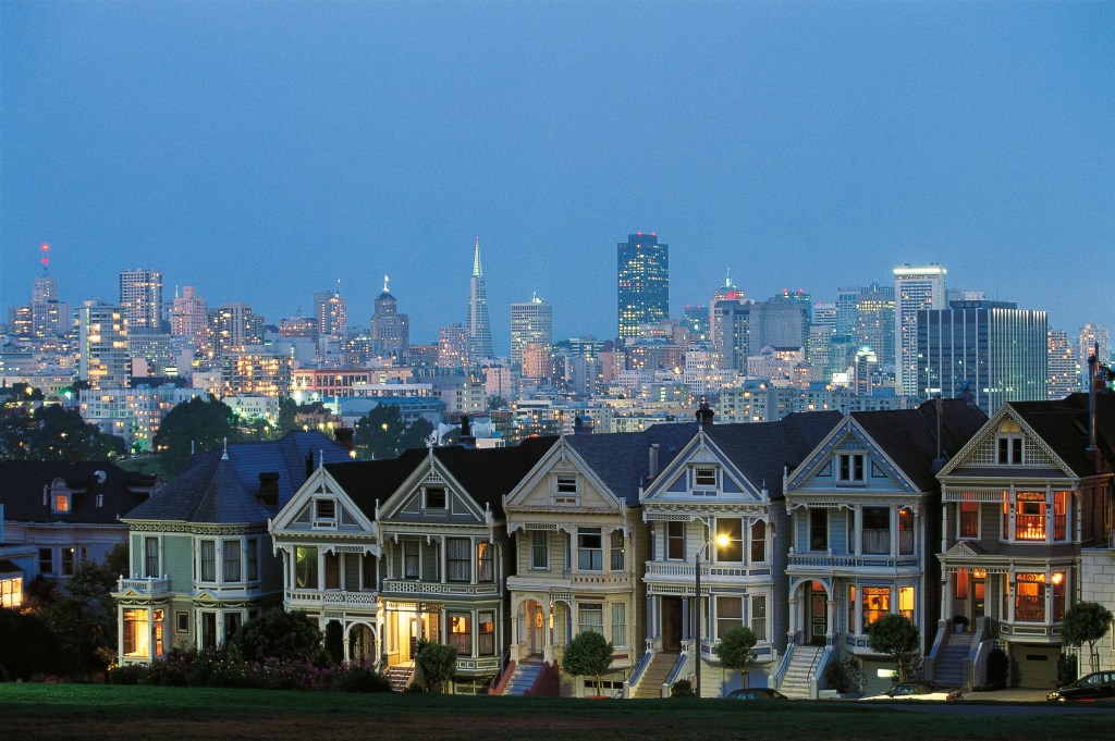 The famed Painted Ladies of San Francisco.