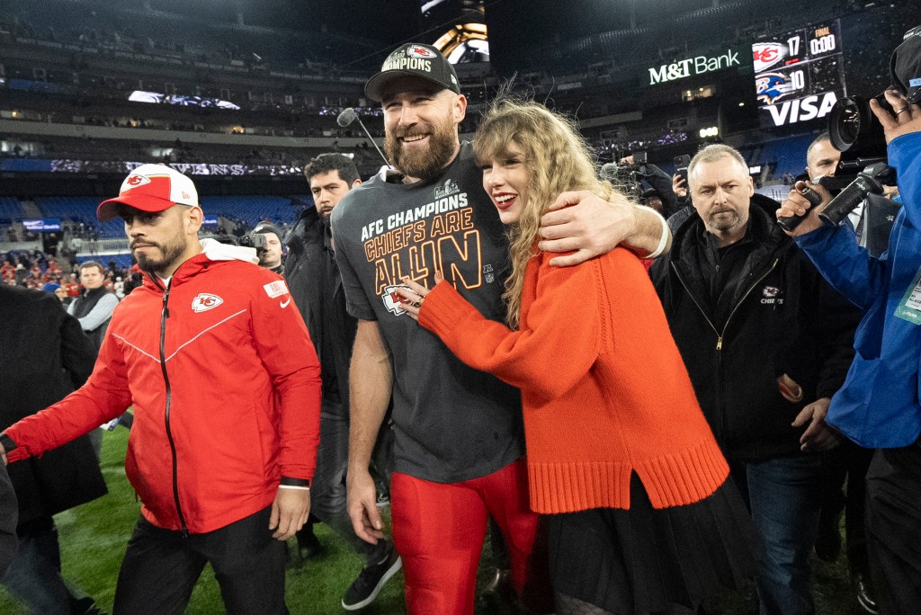 Travis Kelce, here with girlfriend Taylor Swift, just wrapped his 11th NFL season.