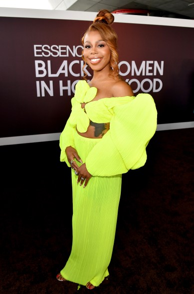 Gail Bean in a yellow dress at 2024 ESSENCE Black Women In Hollywood Awards Ceremony, Los Angeles.