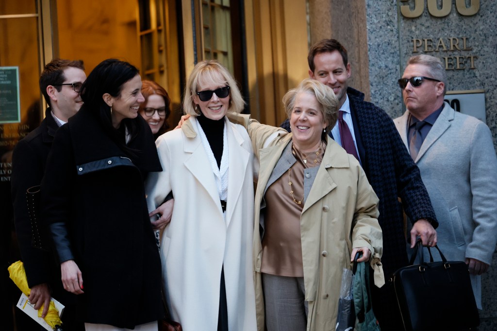 E. Jean Carroll leaving court