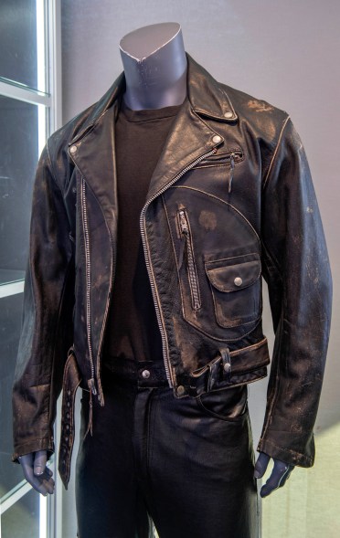 The Terminator's (Arnold Schwarzenegger) costume from "Terminator 2: Judgment Day" (1991)