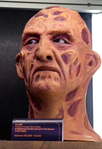 Freddy Krueger stunt mask from "A Nightmare on Elm Street 5: The Dream Child" (1989)