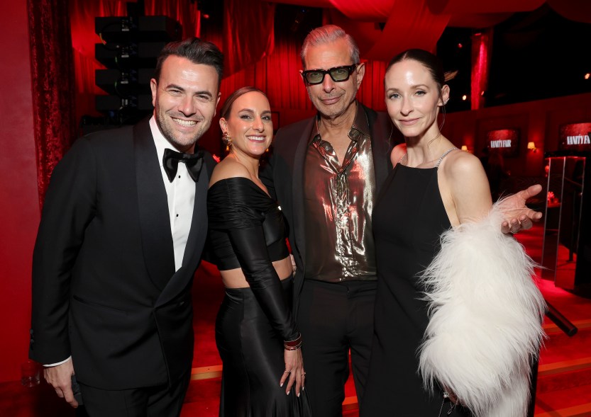 Ben Winston, Meredith Winston, Jeff Goldblum and Emilie Livingston