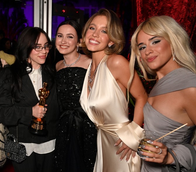 Billie Eilish, Sydney Sweeney and Camila Cabello.