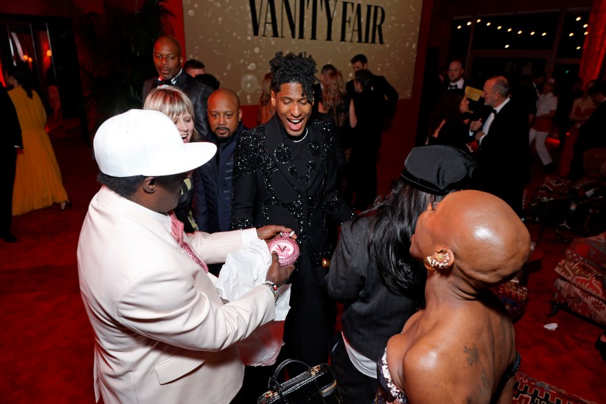 Flavor Flav, Daymond John, Jon Batiste, Billie Eilish, and Cynthia Erivo