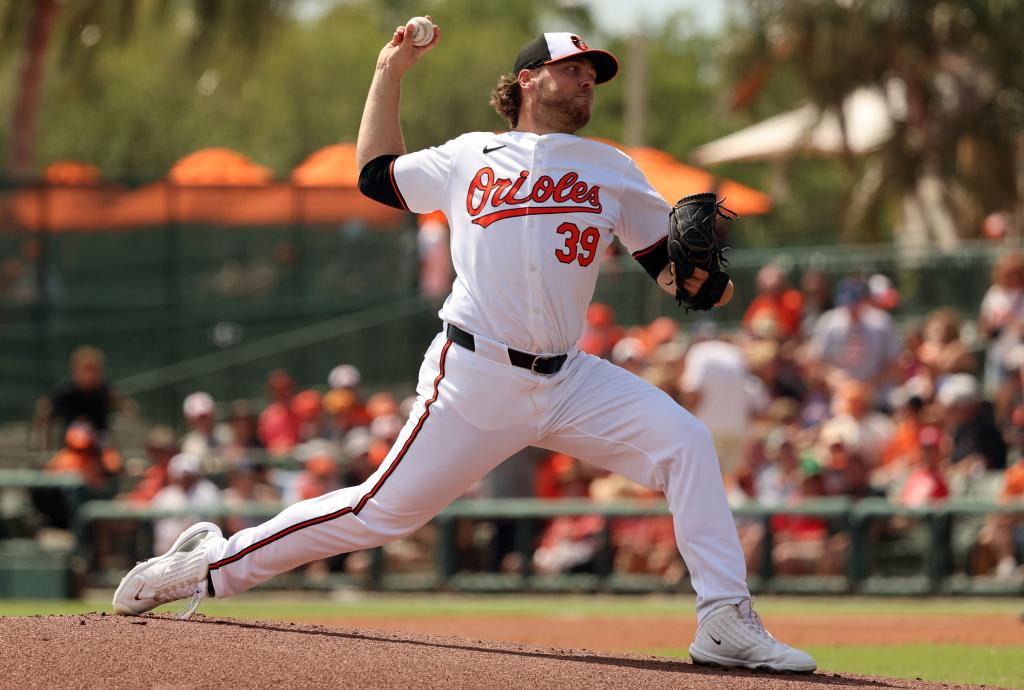Orioles pitcher Corbin Burnes