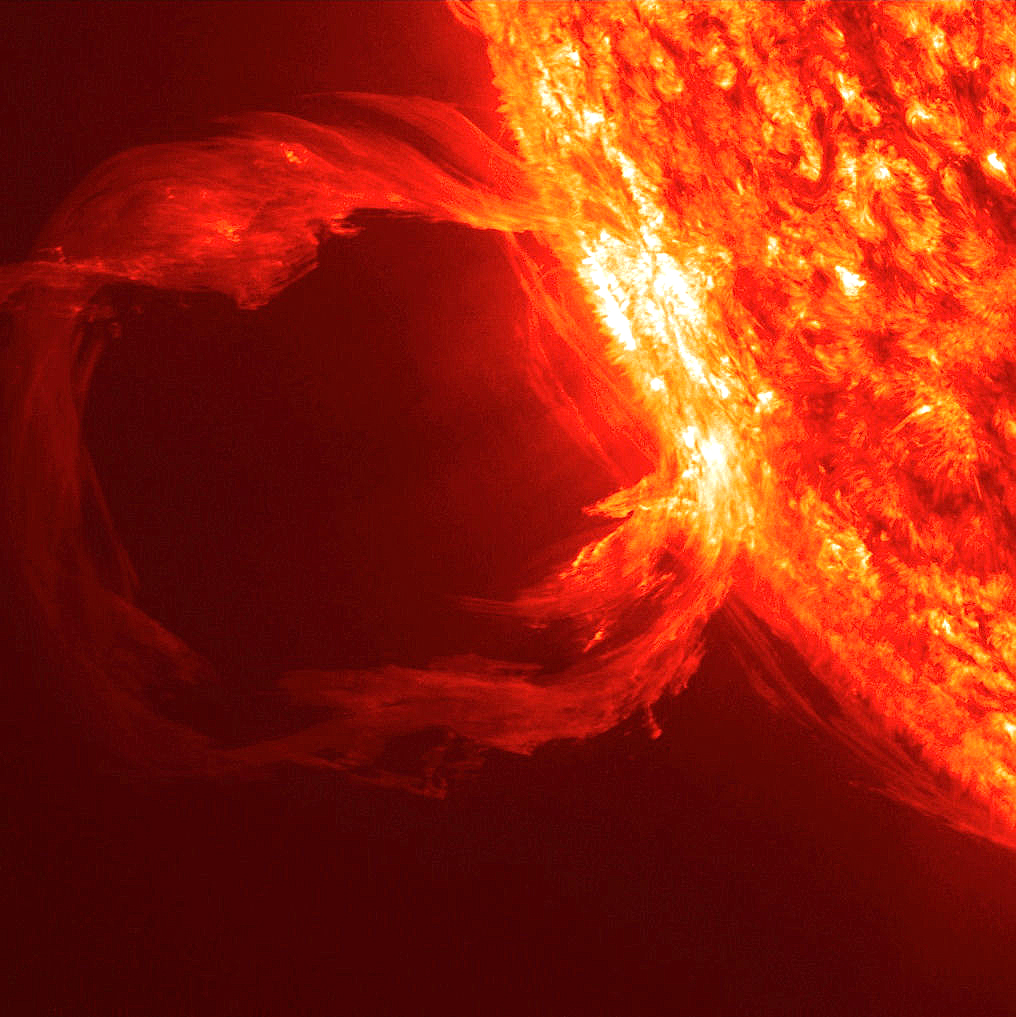The sun may show even more extreme activity during the solar eclipse.