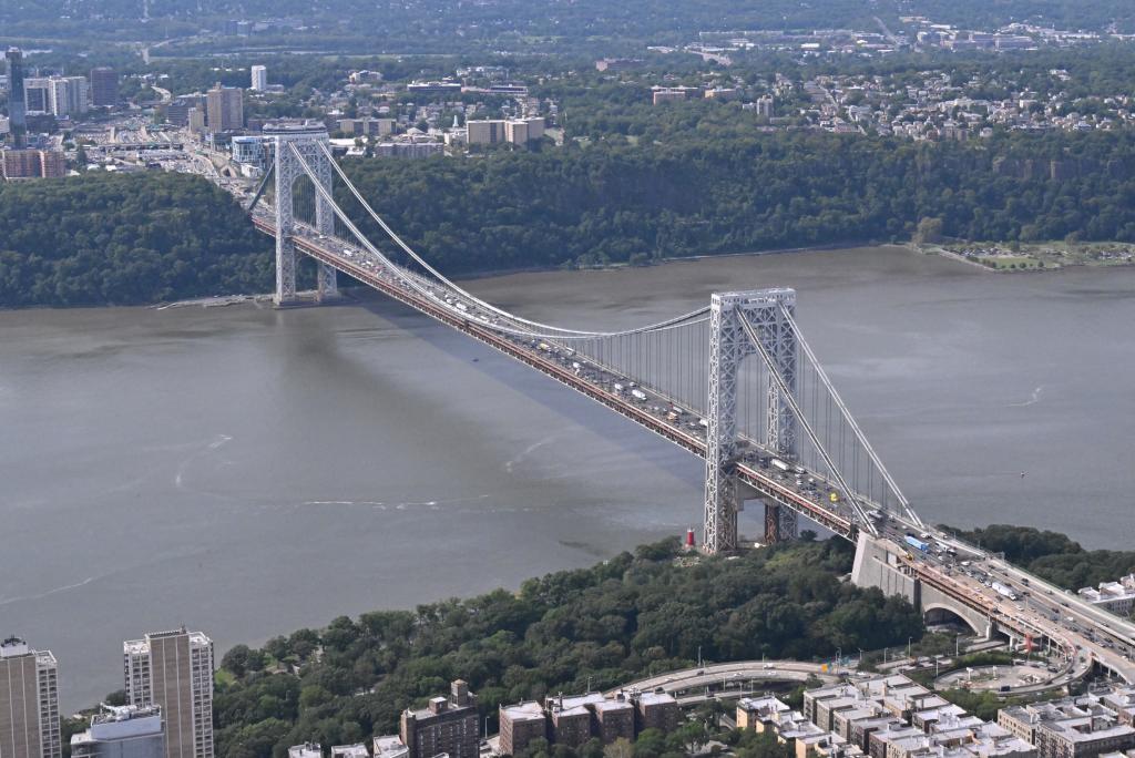 A general view of the George Washington Bridge